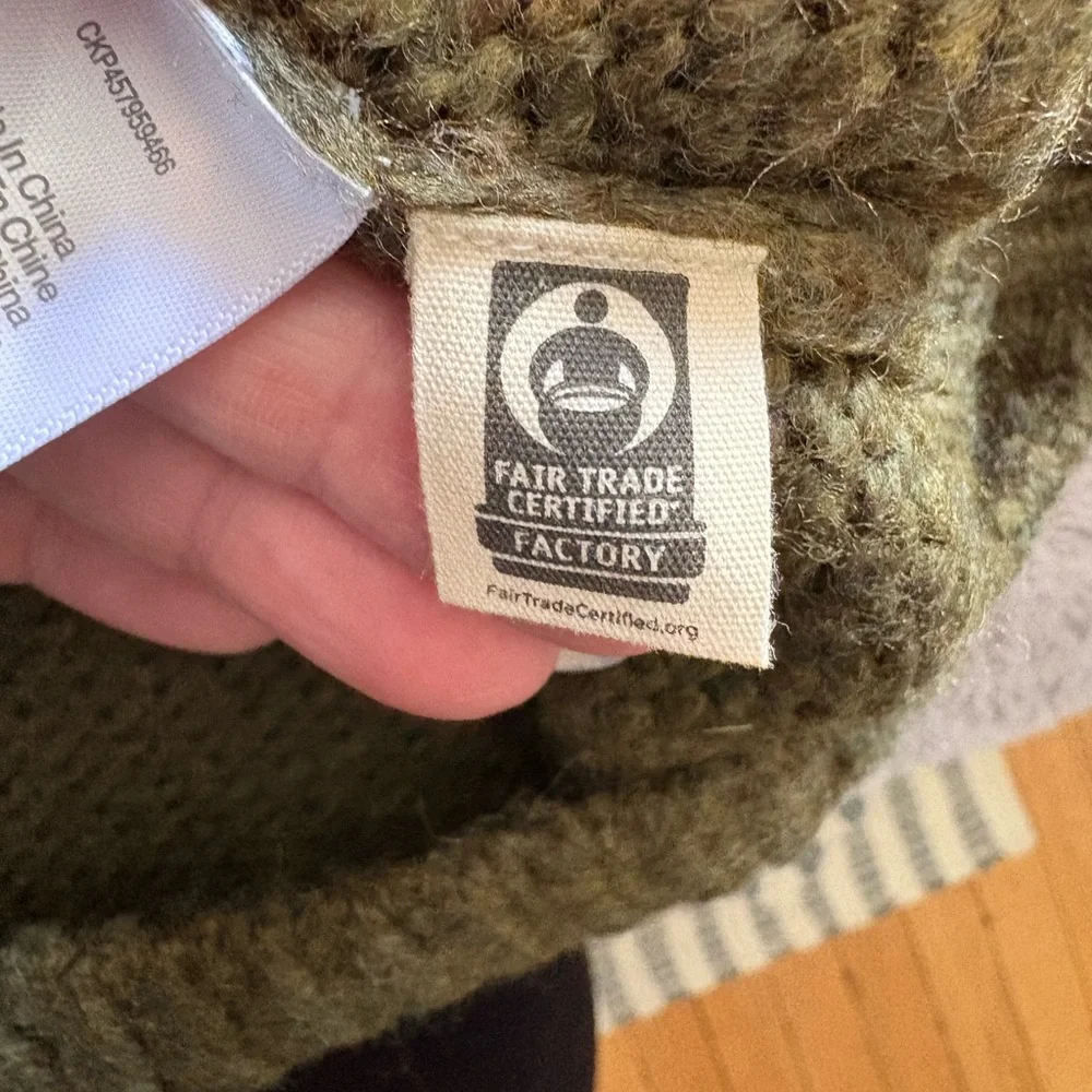 Madewell cable knit turtleneck sweater size M - Picture 5 of 6